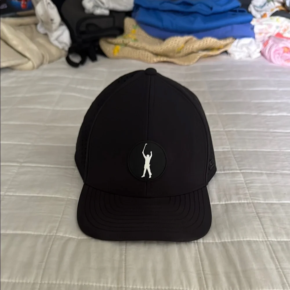 Melin Brand Black Trucker Logo Cap
